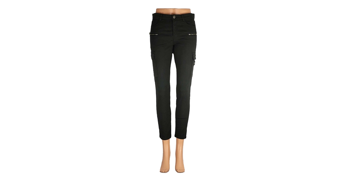 Pantalon Noir Mango - Taille 36 - Coupe Straight - Neuf Avec Étiquettes